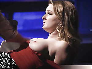 La estrella porno rubia Eliza se entrega ansiosamente a una experiencia anal única, dejándola anhelando más.